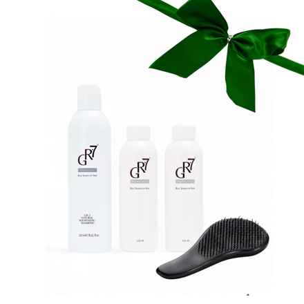 Produktset gegen graues Haar: GR-7® Anti-Grau Tonic 2 Stk. + GR-7® Shampoo  